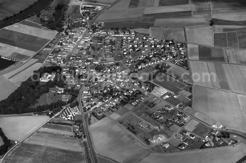 Aerial image Wonfurt - Village - View of the district Hassberge belonging municipality in Wonfurt in the state Bavaria