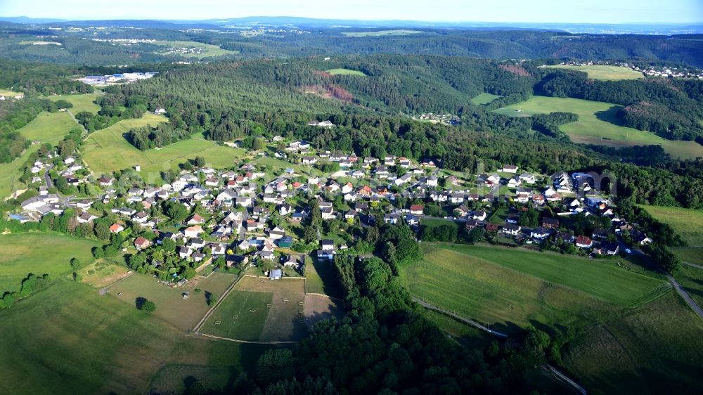 Aerial image Breitscheid - Village Breitscheid in the state Rhineland-Palatinate, Germany