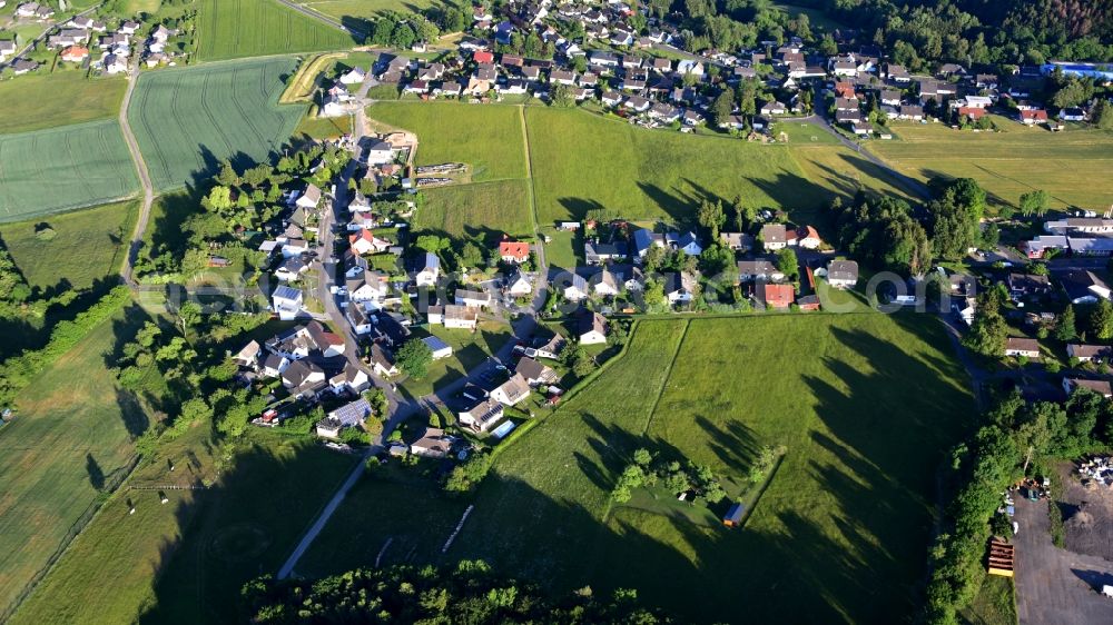 Aerial photograph Breitscheid - Village Nassen in the state Rhineland-Palatinate, Germany