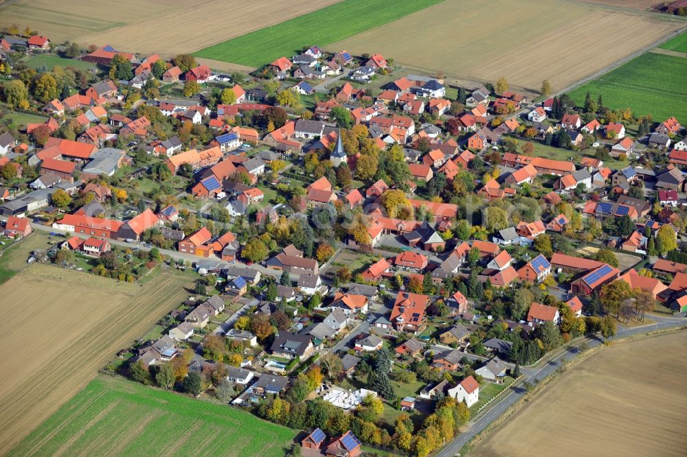 Aerial photograph Ackenhausen - View of the village Ackenhausen in the state Lower Saxony