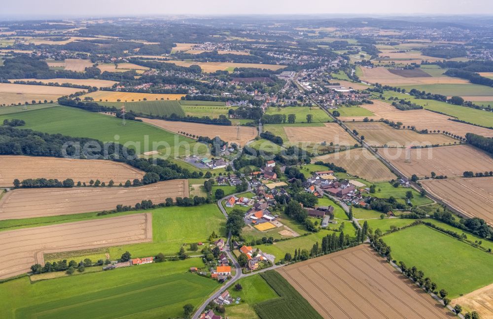 Altendorf from above - Village view in Altendorf at Sauerland in the state North Rhine-Westphalia, Germany