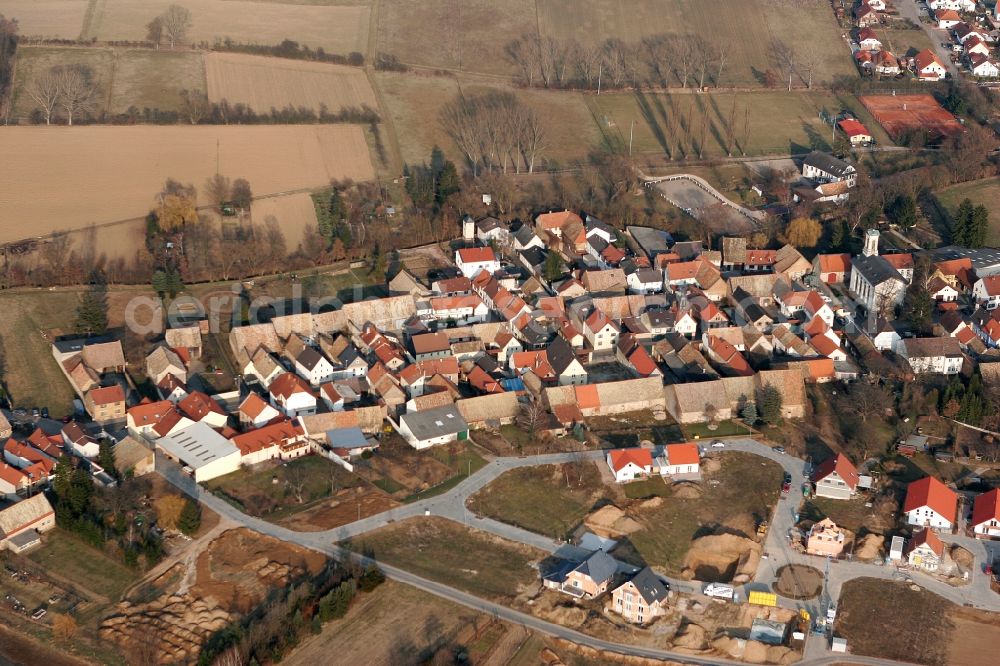 Aerial photograph Badenheim - Village view of Badenheim in the state Rhineland-Palatinate