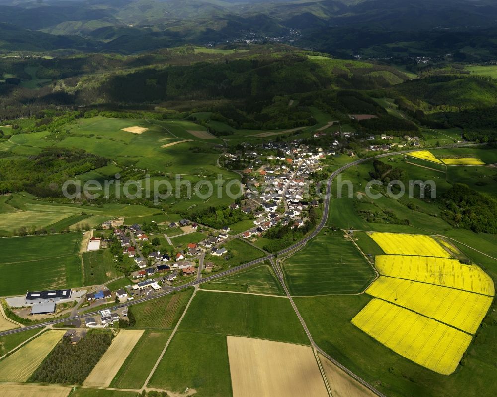 Barweiler from above - View of Barweiler in Rhineland-Palatinate