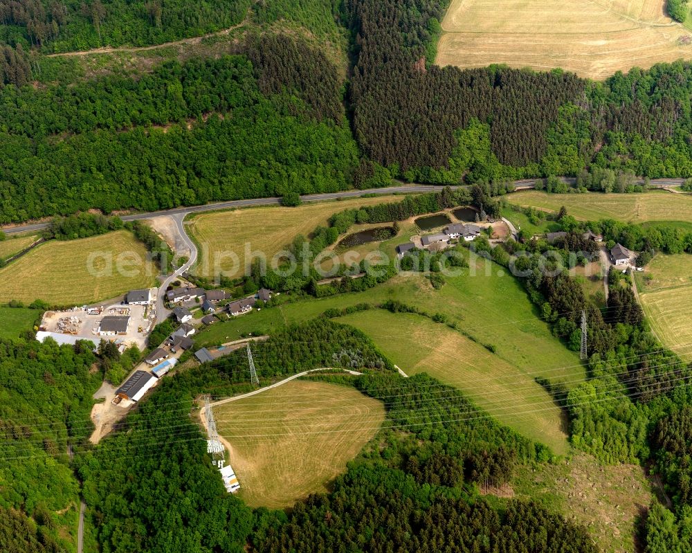 Wissen from above - View of Bodenseifen in Wissen in the state of Rhineland-Palatinate