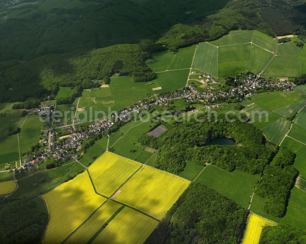 Oberdürenbach from the bird's eye view: View of Bueschhoefe in Oberduerenbach in Rhineland-Palatinate