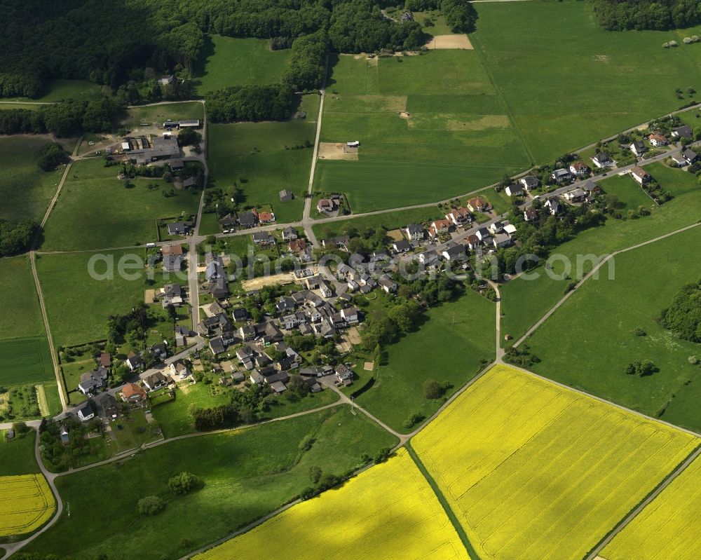 Aerial image Oberdürenbach - View of Bueschhoefe in Oberduerenbach in Rhineland-Palatinate