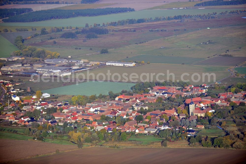 Aerial photograph Buch - Villagescape of the village Buch in the state Saxony-Anhalt