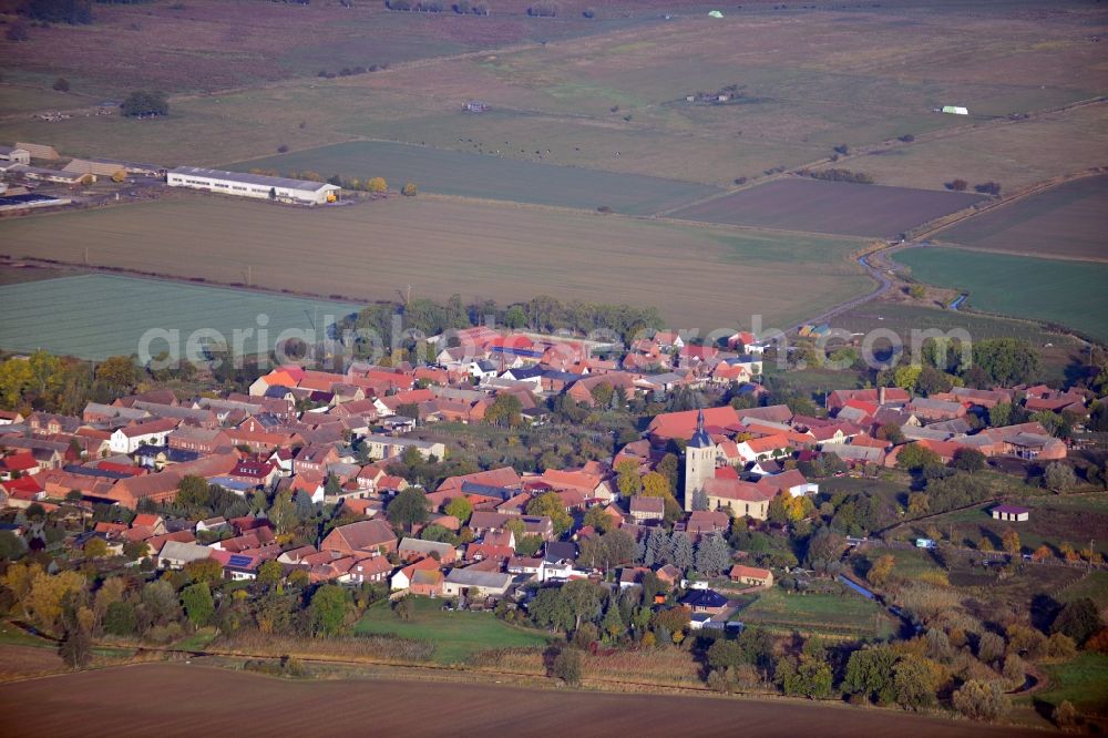 Buch from above - Villagescape of the village Buch in the state Saxony-Anhalt