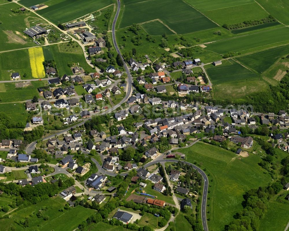 Dedenbach from above - View of Dedenbach in Rhineland-Palatinate