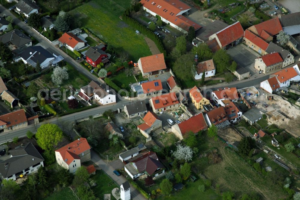 Aerial photograph Dintesheim - Village view from Dintesheim is a municipality in the district Alzey-Worms in Rhineland-Palatinate