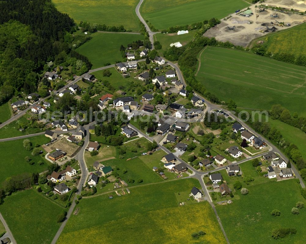 Aerial photograph Kempenich Engeln - View of Engeln in Kempenich in Rhineland-Palatinate