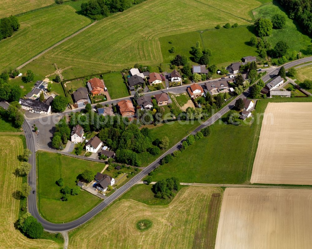 Aerial image Hasselbach - View of Hasselbach in Rhineland-Palatinate