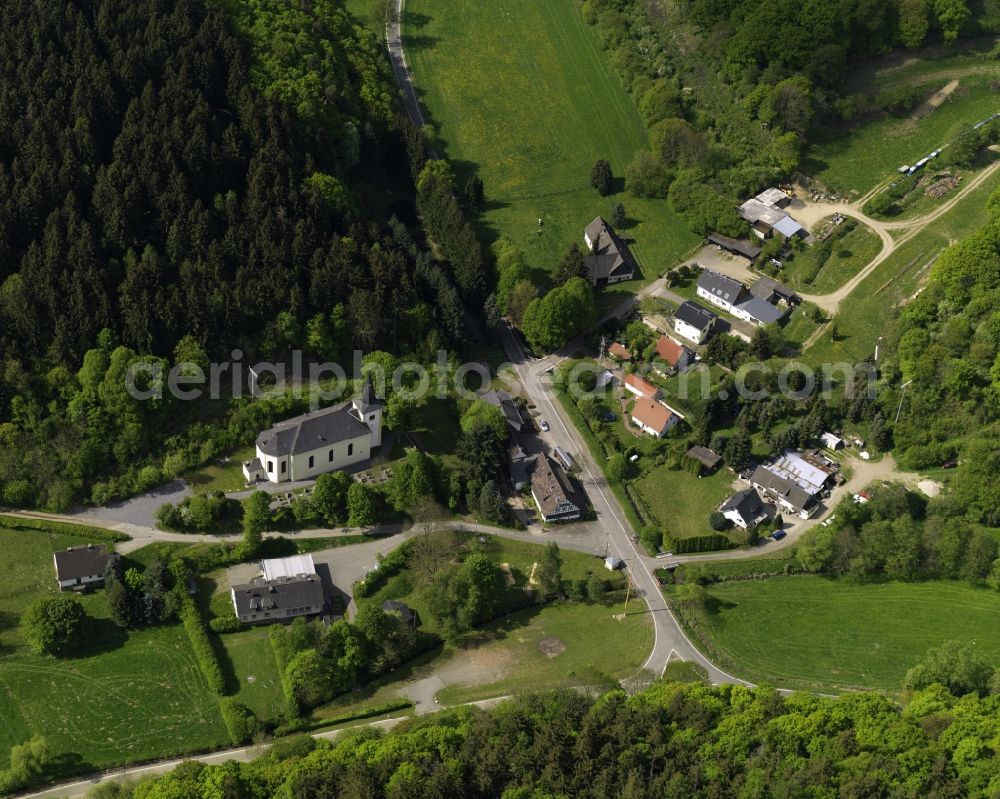 Heckenbach from the bird's eye view: View of Heckenbach in Rhineland-Palatinate