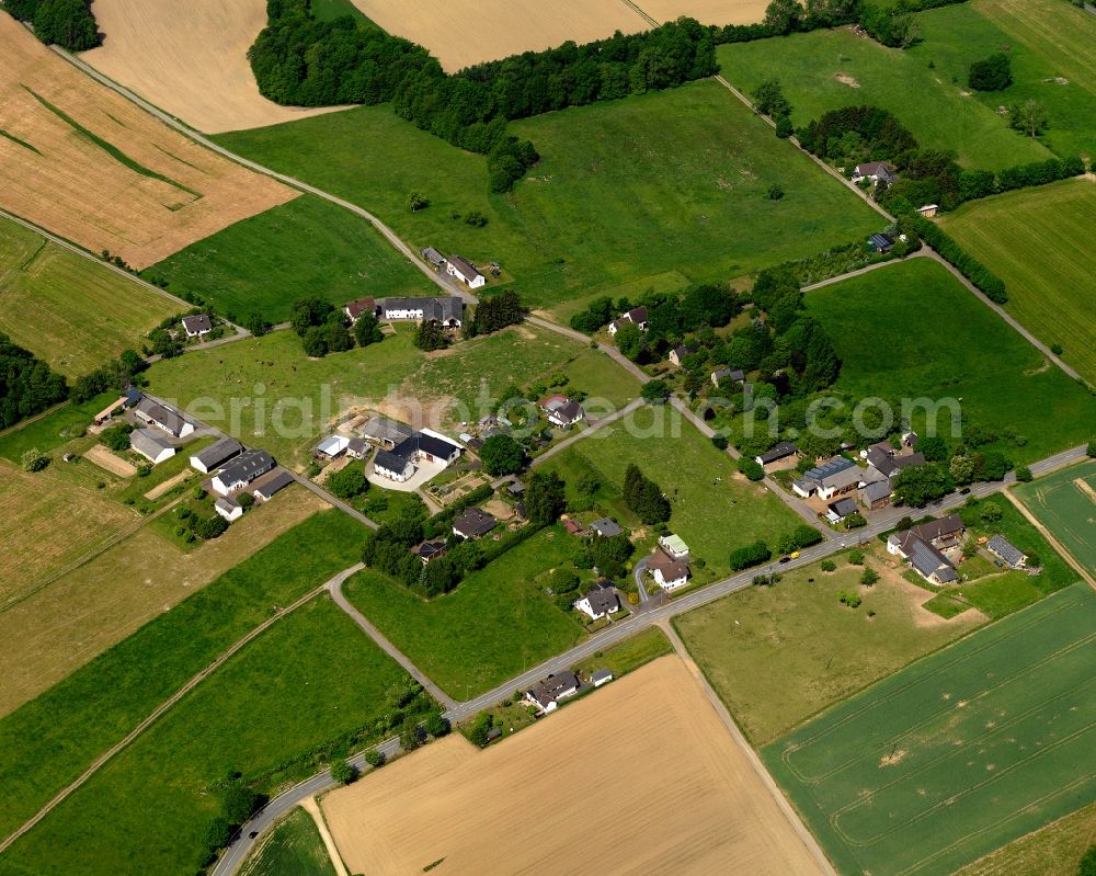 Kraam from above - View of Heuberg in Kraam in Rhineland-Palatinate