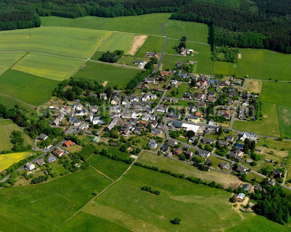 Aerial photograph Hilgenroth - View of Hilgenroth in the state of Rhineland-Palatinate