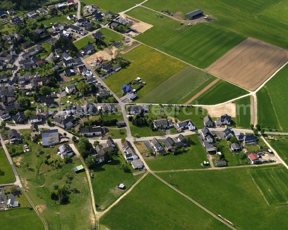 Aerial image Hoffeld - Village view from Hoffeld in Rhineland-Palatinate