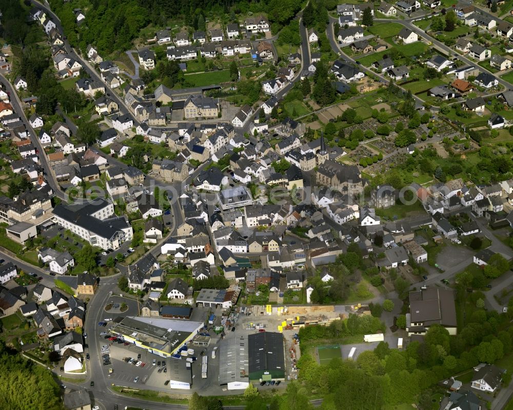 Kempenich from above - View of Kempenich in Rhineland-Palatinate