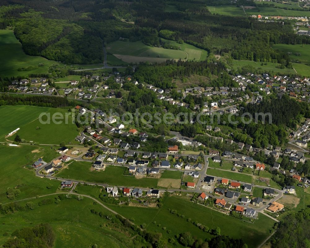 Kempenich from the bird's eye view: View of Kempenich in Rhineland-Palatinate