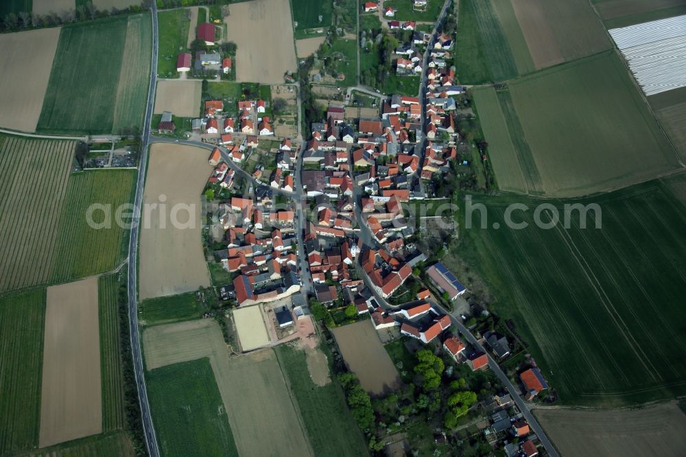 Aerial photograph Kettenheim - Village view from Kettenheim is a municipality in the district Alzey-Worms in Rhineland-Palatinate