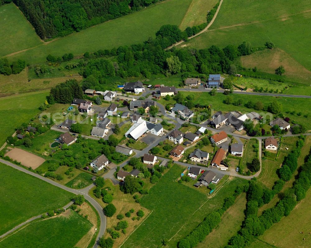 Aerial image Birkenbeul - View of Kratzhahn in Birkenbeul in the state of Rhineland-Palatinate