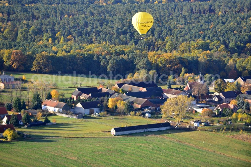 Aerial image Kropstädt - View Kropstädt in Saxony-Anhalt