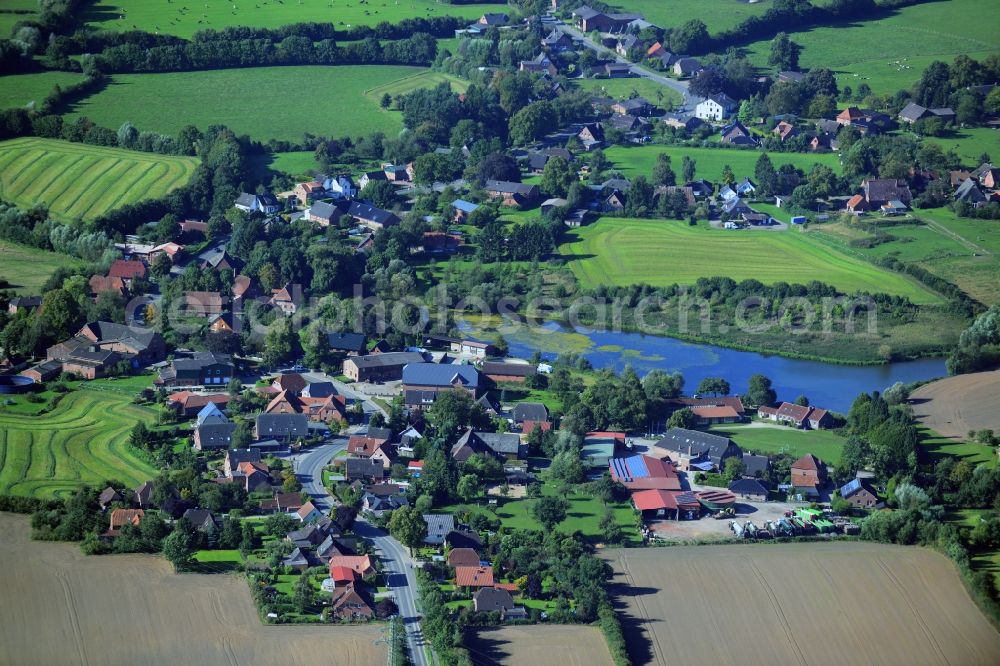 Aerial photograph Labenz - Village view from Labenz in Schleswig-Holstein