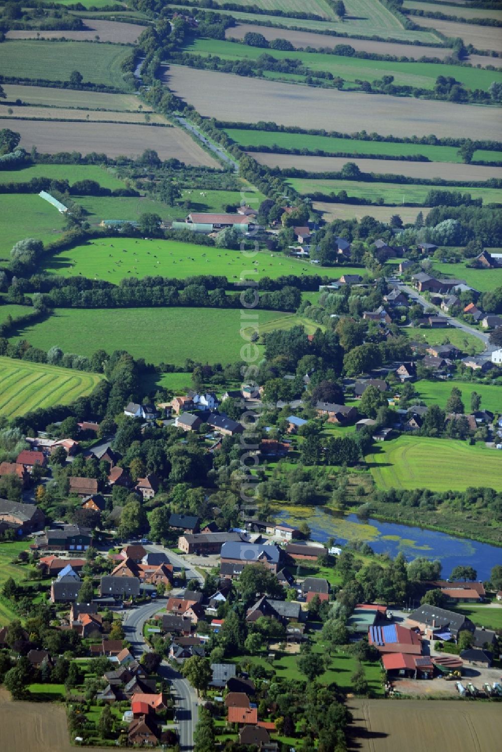 Labenz from the bird's eye view: Village view from Labenz in Schleswig-Holstein