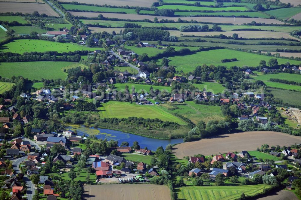 Aerial image Labenz - Village view from Labenz in Schleswig-Holstein