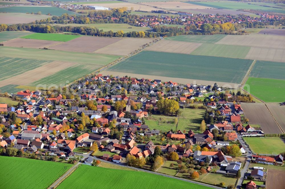 Aerial photograph Lochtum - View of the village Lochtum in the state Lower Saxony