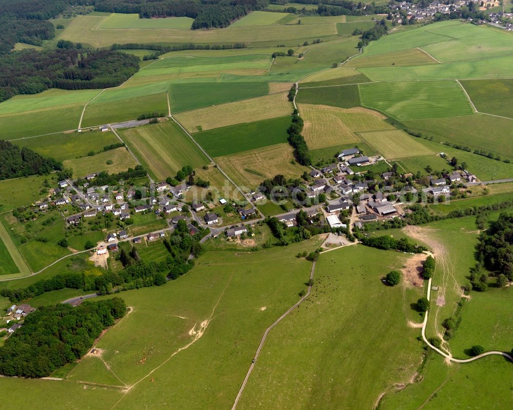 Aerial photograph Oberirsen - View of Marenbach in Oberrisen in Rhineland-Palatinate