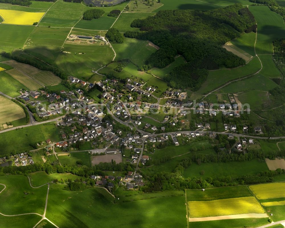 Niederdürenbach from the bird's eye view: View of Niederduerenbach in Rhineland-Palatinate