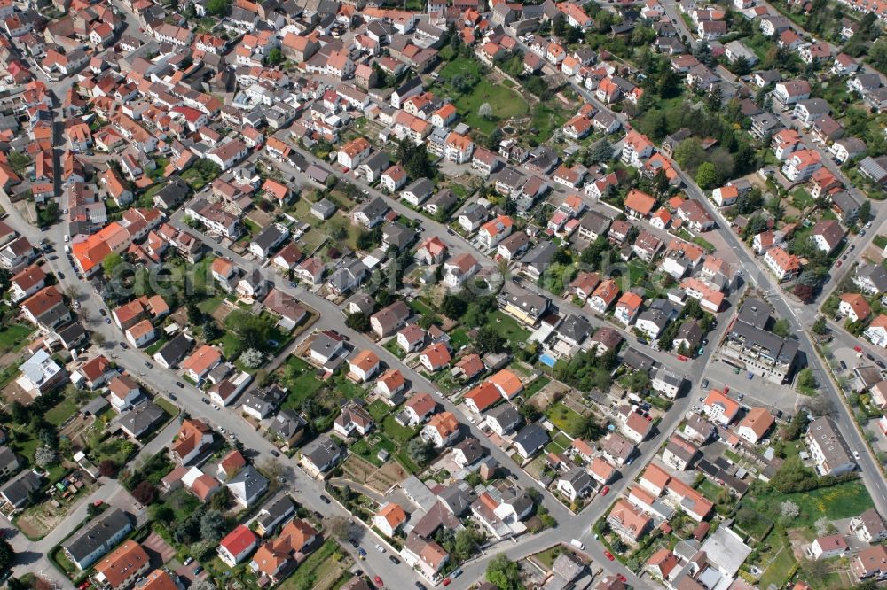 Aerial photograph Ober-Olm - View of the village Ober-Olm in Rhineland-Palatinate. Ober-Olm belongs to the district Nieder-Olm