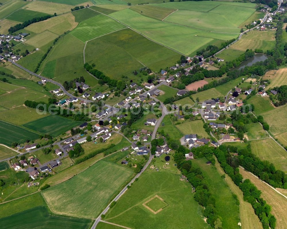 Oberirsen from above - View of Oberrisen in Rhineland-Palatinate