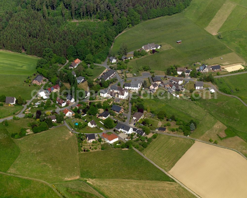 Aerial photograph Racksen - View of Racksen in the state of Rhineland-Palatinate