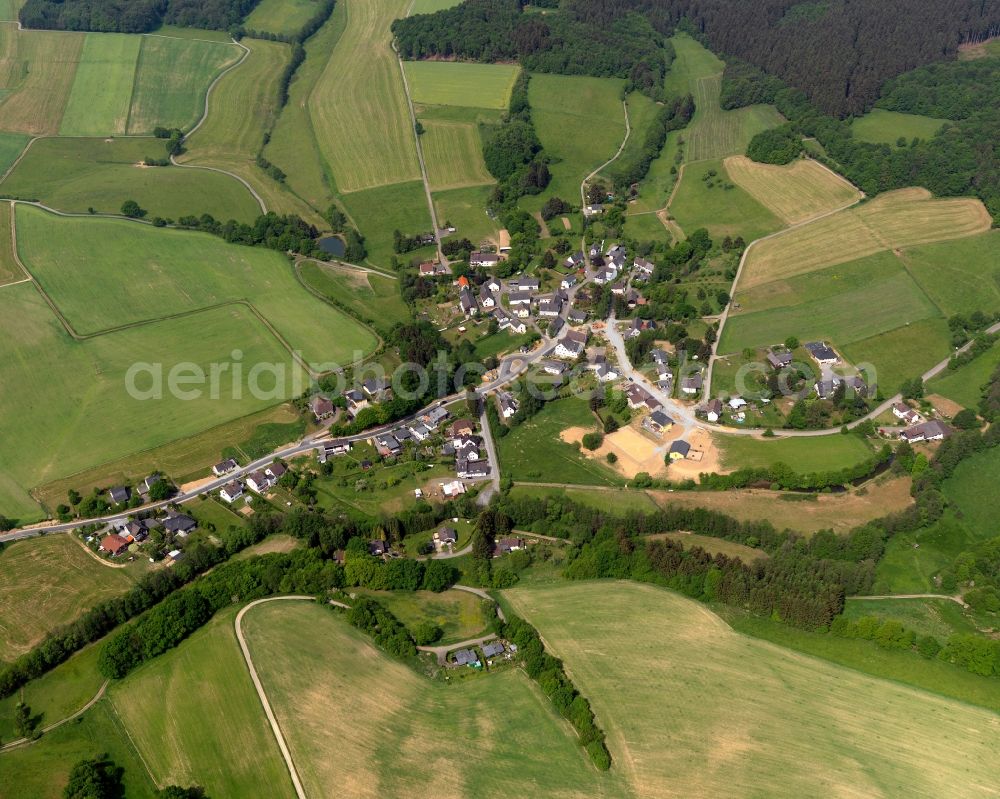 Aerial photograph Oberirsen - View of Rimbach in Oberrisen in Rhineland-Palatinate