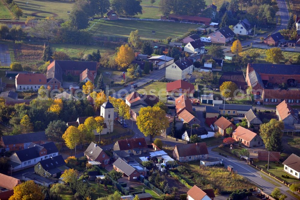 Aerial image Sandbeiendorf - View of the village Sandbeiendorf in the state Saxony-Anhalt