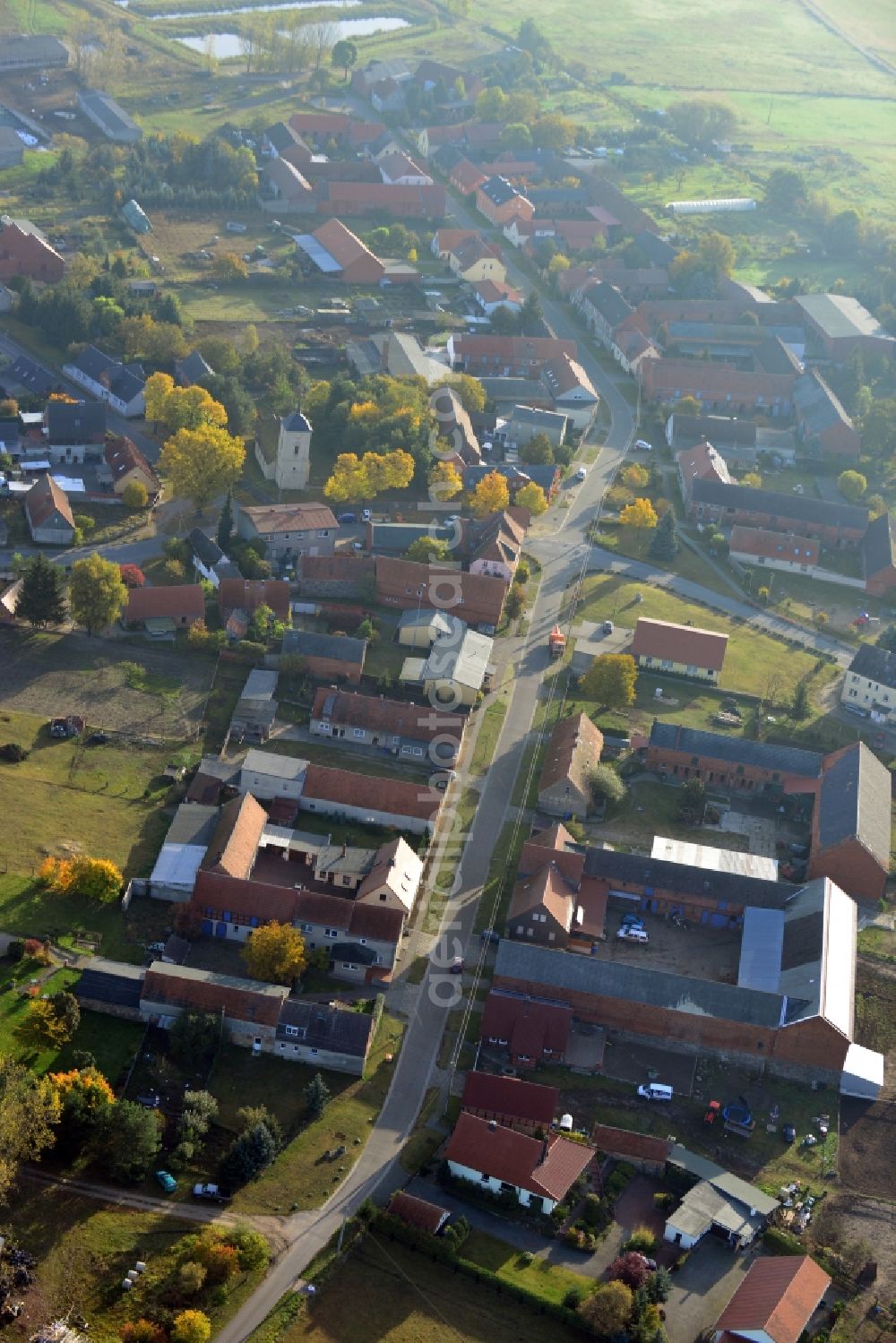 Aerial image Sandbeiendorf - View of the village Sandbeiendorf in the state Saxony-Anhalt