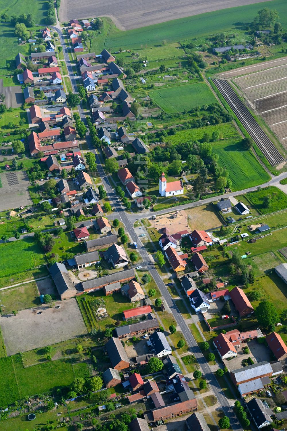 Aerial photograph Sonnenberg - Village view in Sonnenberg in the state Brandenburg, Germany