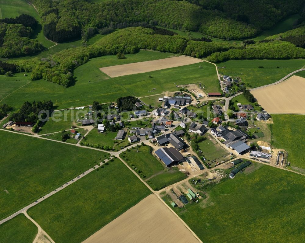 Trierscheid from the bird's eye view: View of Trierscheid in Rhineland-Palatinate