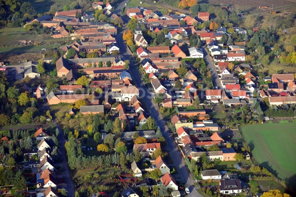 Aerial photograph Uchtdorf - View of the village Uchtdorf in the state Saxony-Anhalt