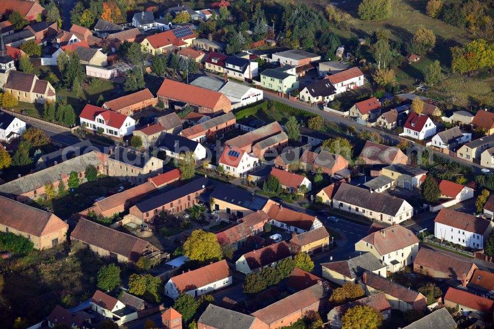 Uchtdorf from above - View of the village Uchtdorf in the state Saxony-Anhalt