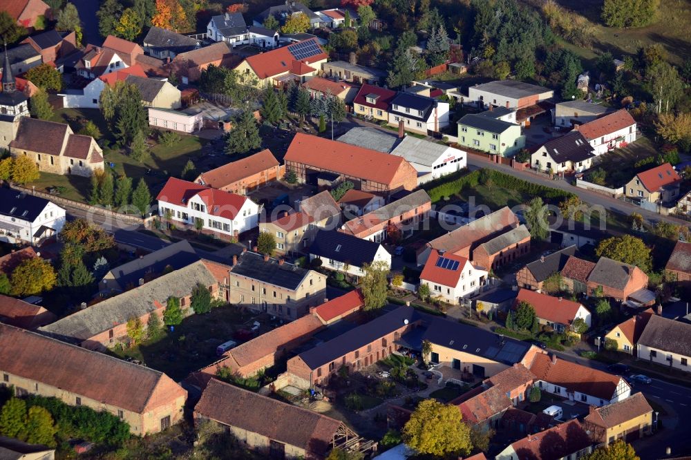 Uchtdorf from the bird's eye view: View of the village Uchtdorf in the state Saxony-Anhalt