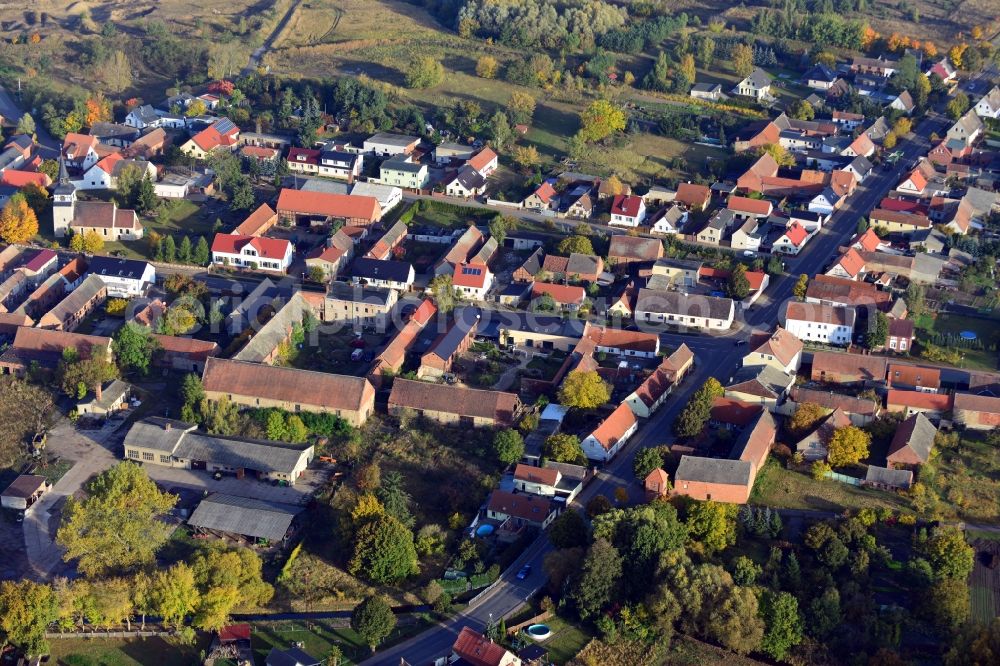 Aerial image Uchtdorf - View of the village Uchtdorf in the state Saxony-Anhalt