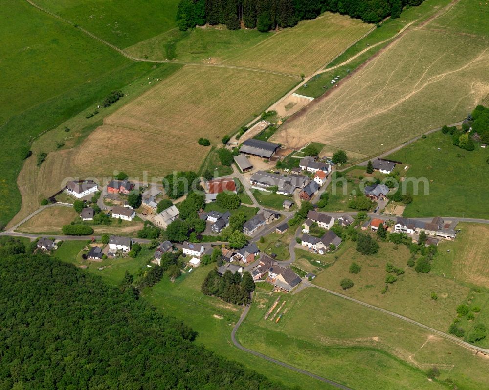 Volkerzen from above - View of Volkerzen in Rhineland-Palatinate