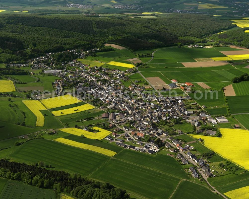 Wehr from the bird's eye view: View of Wehr in Rhineland-Palatinate