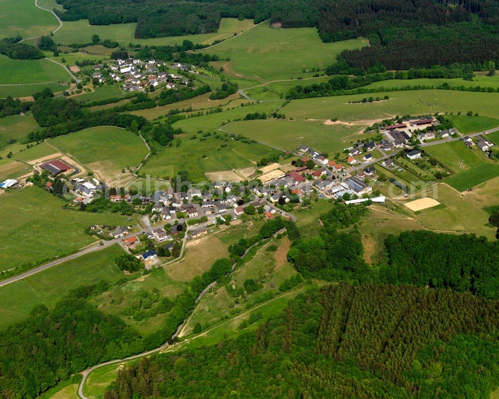 Aerial image Birkenbeul - View of Weissenbruechen in Birkenbeul in the state of Rhineland-Palatinate