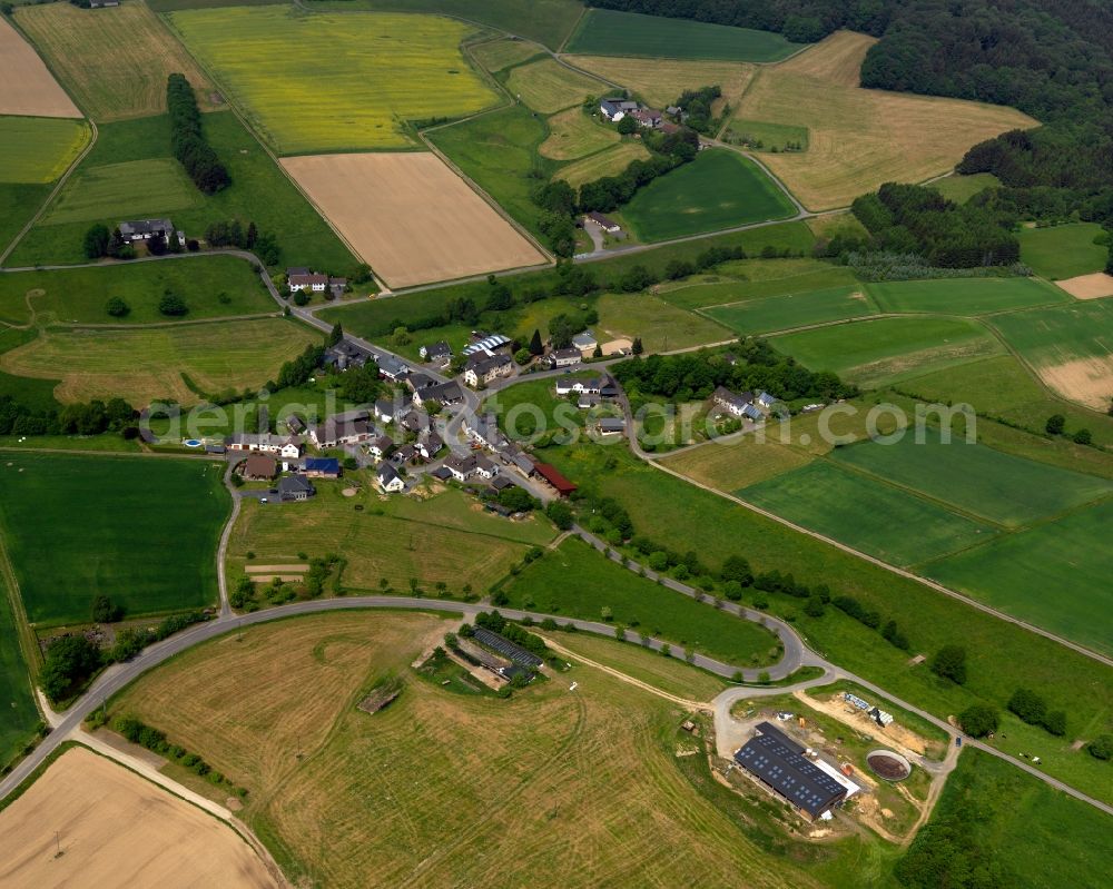 Aerial photograph Werkhausen - View of Werkhausen in Rhineland-Palatinate