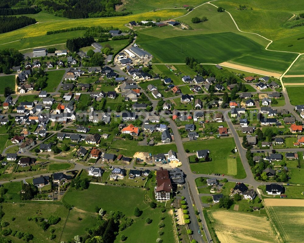 Aerial photograph Wershofen - View of Wershofen in Rhineland-Palatinate