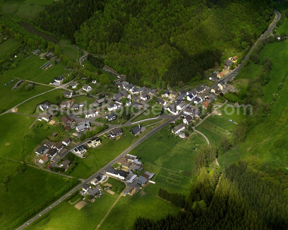 Wirft from the bird's eye view: View of Wirft in Rhineland-Palatinate