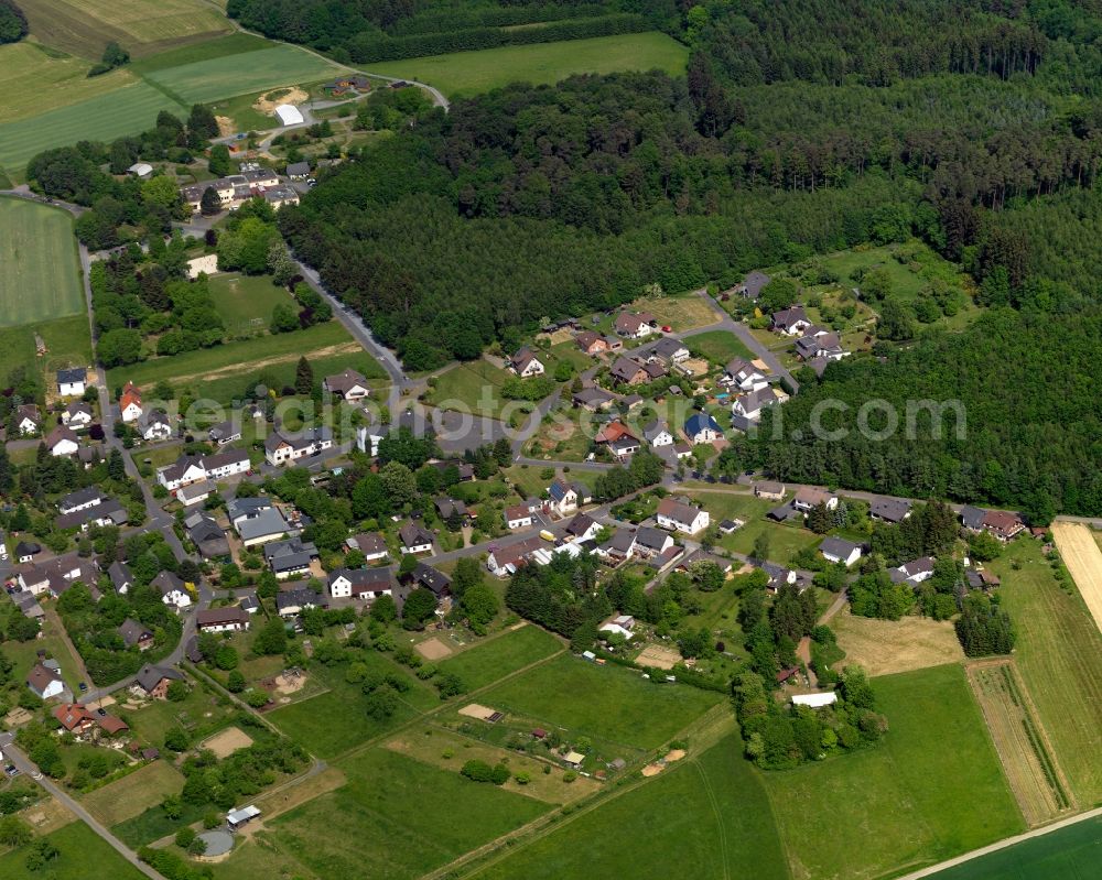 Aerial photograph Wölmersen - View of Woelmersen in the state of Rhineland-Palatinate